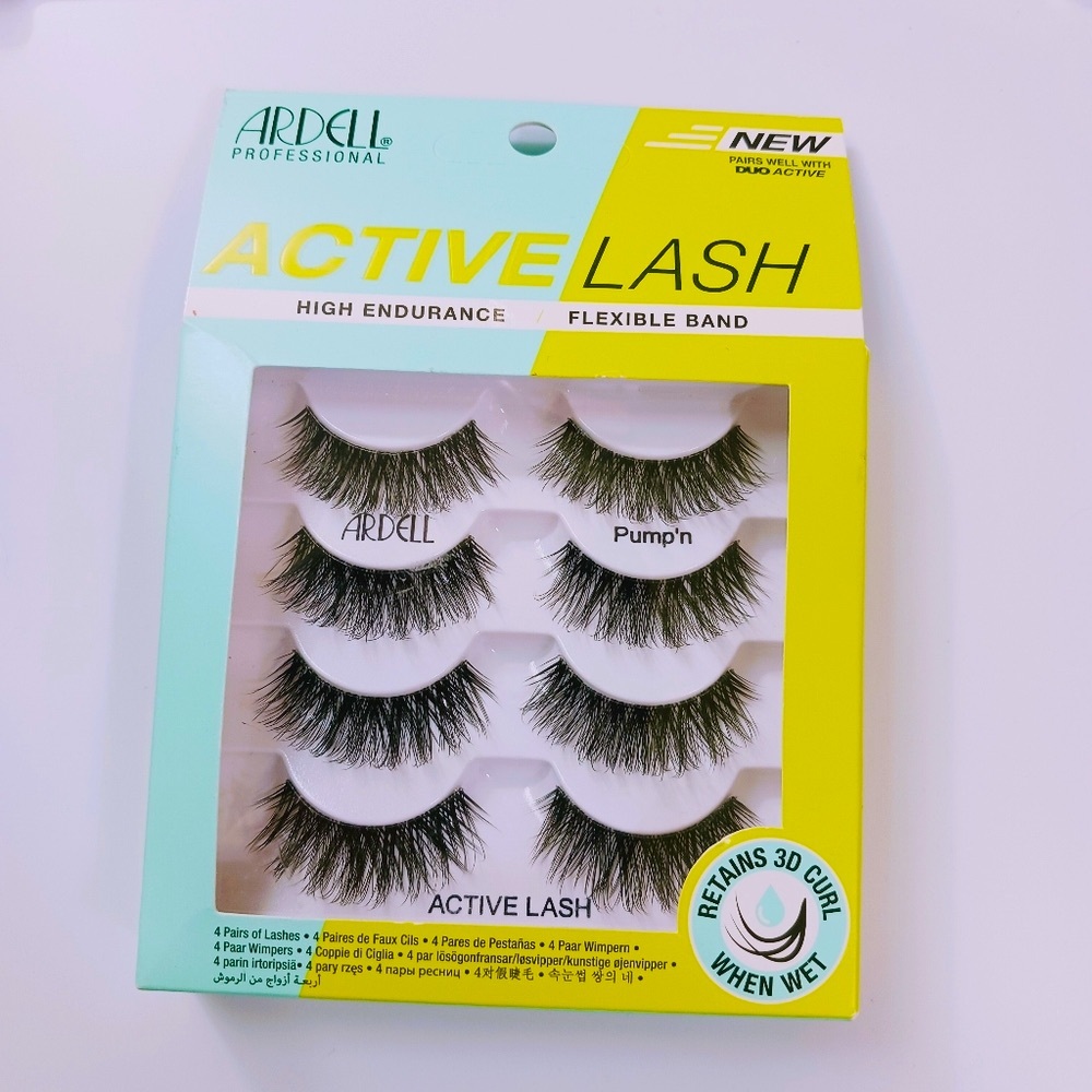 Ardell Active 3D  Lash Set Of 4 NEW box
